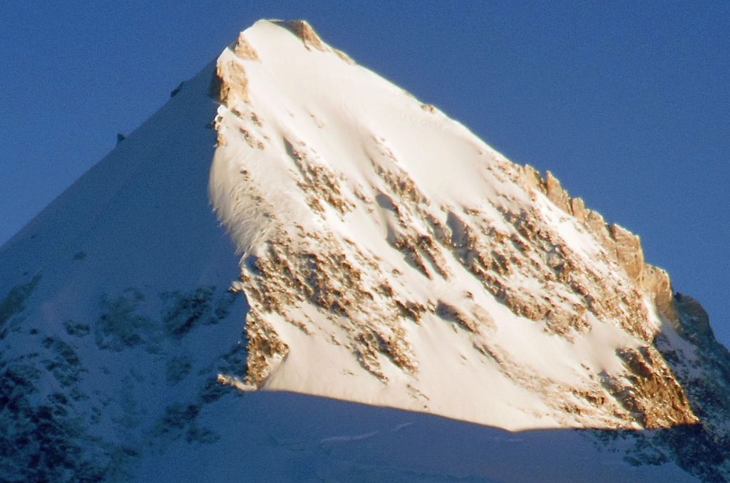 26 Gasherbrum II North Face Close Up Just Before Sunset From Gasherbrum North Base Camp In China